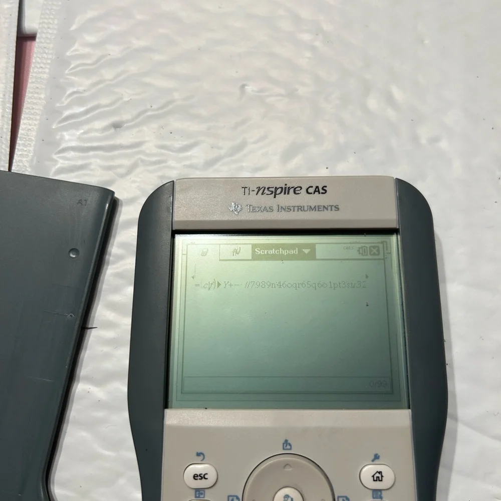 Texas Instruments TI Nspire CAS Graphing Calculator With Cover Tested